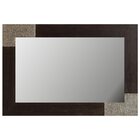 Espelho Rústico Com Moldura E Acabamento Folheado 122cm X 72c