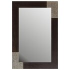 Espelho Rústico Com Moldura E Acabamento Folheado 92cm X 72cm