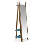 Espelho Stoka - Azul Turquesa - M50