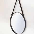 Espelho Style Redondo Preto 40cm Jolitex