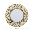 Espelho Utaka 55cm Preto Inspire