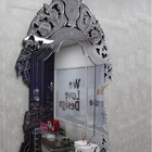 Espelho Veneziano Decorativo Sala 60x90 3885 Kit 2 Pçs Prata