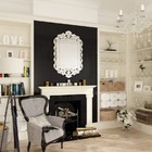 Espelho Veneziano Decorativo Sala 70x110 3883 Per Prata