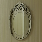 Espelho Veneziano Decorativo Sala Quarto 28x47 3884 Prata