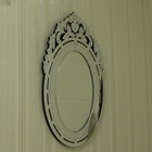 Espelho Veneziano Decorativo Sala Quarto 50x82 3884 Prata