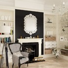 Espelho Veneziano Decorativo Sala Quarto 65x105 3883 Prata