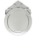 Espelho Veneziano Redondo 38cm - Moldura Trabalhada Flores