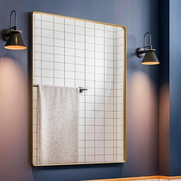 Espelho Vintage Decorativo Cecília Dourado