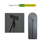 Espelho Vitral 150x50cm Com Suporte De Chão Estilo Pinterest