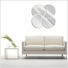 Espelhos Decorativos De Acrílico Kit Meia Lua Tamanho 85 Cm