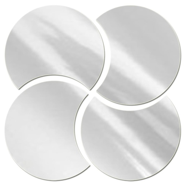 Espelhos Decorativos De Acrílico Meia Lua 45 Cm