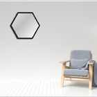 Espelhos Hexagonal Com Moldura 60 X 52 Cm