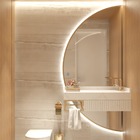 Espelhos Led 90 X 45  luz neutra 4000k Decorativo Flutuante R