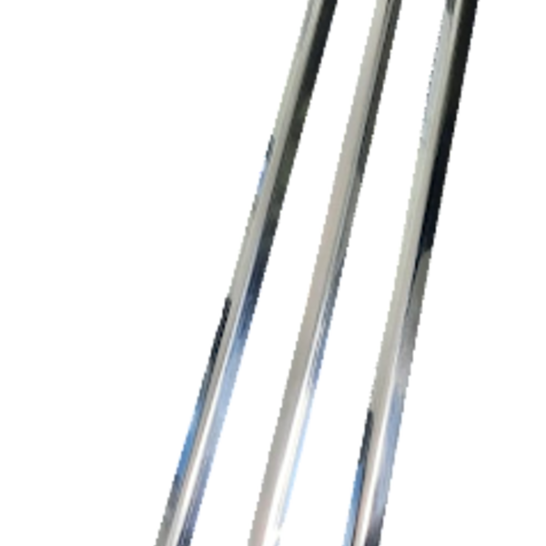 Espeto 75cm Inox Com Cabo Em Madeira E Inox