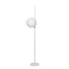 Espeto Balizador 1 Lâmpada Branco Alumínio Clean Lines 60cm Ideal Iluminação