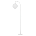 Espeto Balizador 1 Lâmpada Branco Arco Alumínio 0,90m Ideal Iluminação