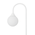 Espeto Balizador 1 Lâmpada Branco Arco Alumínio 0,90m Ideal Iluminação