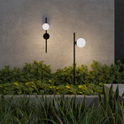 Espeto Balizador 1 Lâmpada Preto Alumínio Clean Lines 60cm Ideal Iluminação