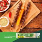 Espeto De Bambu Quadrado 30cm C/ 50 Unidades