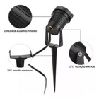 Espeto De Jardim Led 7w Bivolt Ip65 3000k À Md1020