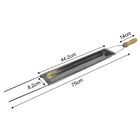 Espeto Duplo Com Forma Assar Petiscos Queijinhos Churrasco