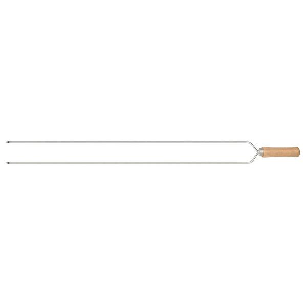 Espeto Duplo Para Churrasco 85cm Mor