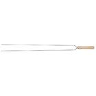 Espeto Fino Duplo Para Churrasco 75cm