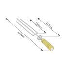 ESPETO GIRATORIO TRIDENT PLATINUM