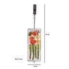 Espeto Grelha Churrasqueira Para Coração De Galinha Frango Em