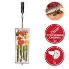 Espeto Grelha Churrasqueira Para Coração De Galinha Frango Em