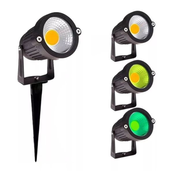 Espeto Jardim Led Refletor Luminária 5w Ip66 Alumínio Bivolt