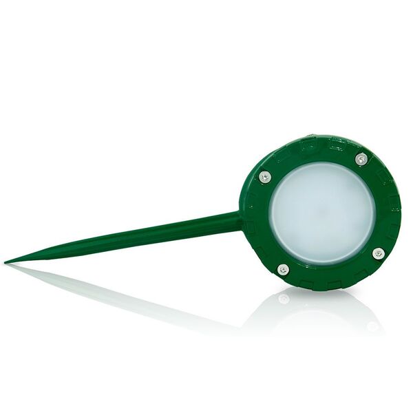 Espeto Led 10w Para Jardim Bivolt Verde 90°