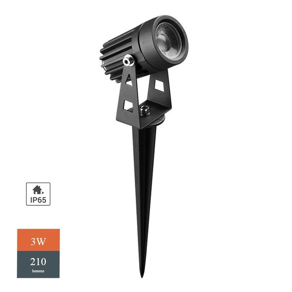 Espeto Led Para Jardim 3000k 3w Bivolt