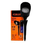 Espeto Led Para Jardim Foxlux 5w Bivolt Luz Azul