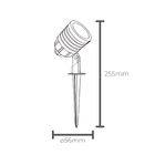 Espeto Led Para Jardim Taschibra Noir Mr16 6w Preto Bivolt 30