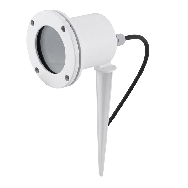 Espeto para Jardim 1 Lâmpada Branco IP65 Metalfran Leroy Merlin