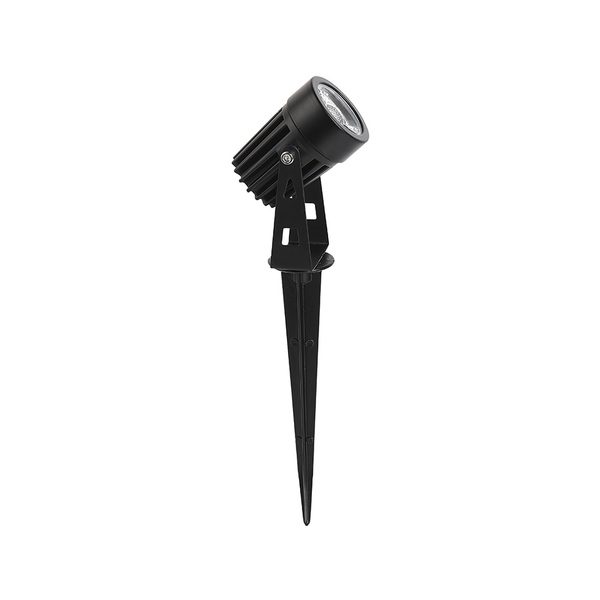 Espeto Para Jardim Nordecor Oyne Led 3w Bivolt Preto Luz Verd