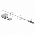 Espeto Rotativo para Churrasqueiras 4Q Importado 220v