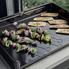 Espetos de Inox 10 Peças 40cm Naterial