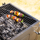 Espetos de Inox 10 Peças 40cm Naterial