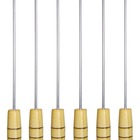 Espetos Mini Para Churrasco Kit Com 06 Espetos