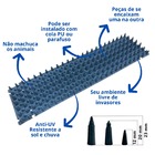 Espícula Inibidora Anti Invasão Gatos E Pombos 16 Mts Cinza