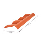 Espigo de PVC Superior 27x103cm Terracota Afort