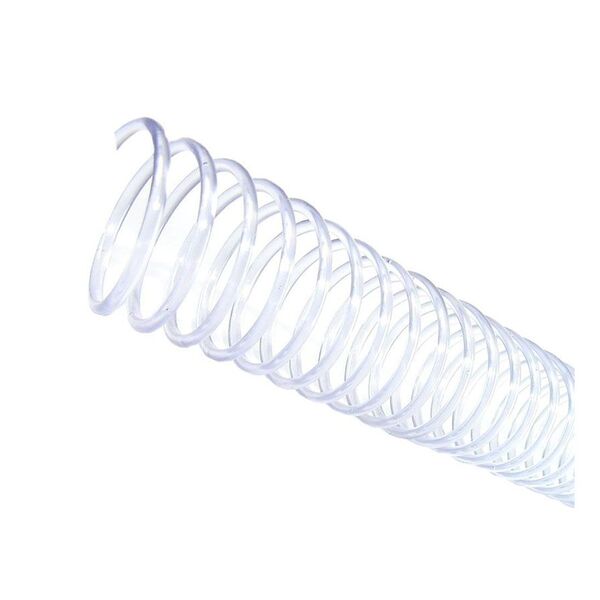 Espirais Para Encadernação Cristal Transparente 23mm 140 Folh