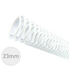 Espiral Para Encadernação Branco 23mm 140 Folhas 60 Und