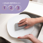 Esponja Diária De Poliéster - Simplo Prata U