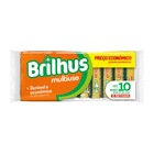 Esponja Multiuso com 10 Unidades Brilhus