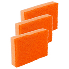 Esponja Não Risca Laranja Pack C/03