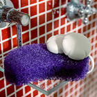 Esponja para Corpo Fibra Sintética Roxa Slow Spa