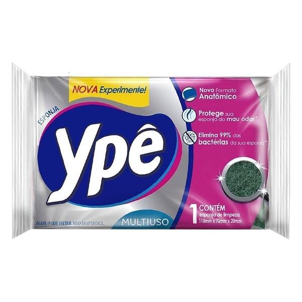 Esponja Ypê Anatômica Multiuso - Embalagem Com 60 Unidades